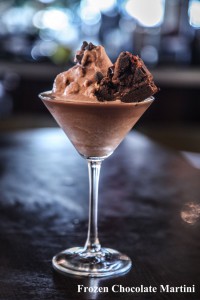 ontario restaurants chocolate brownie martini frozen bar cocktail at symposium cafe