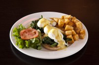 ajax breakfast restaurant eggs florentine symposium cafe