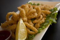 ancaster ontario calamari appetizer plate oakville ontario symposium cafe