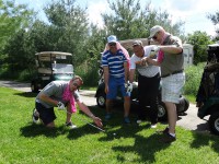 golf 2016 foursome with ball bcsc scarves