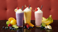 ontario restaurants dessert, fresh fruit milkshakes dessert menu at symposium cafe