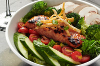 healthy food menu salmon salad ontario restaurants near me