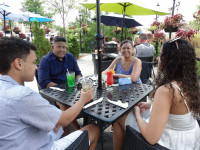 best patio restaurant near me symposium cafes