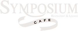 Symposium Cafe Restaurant Logo